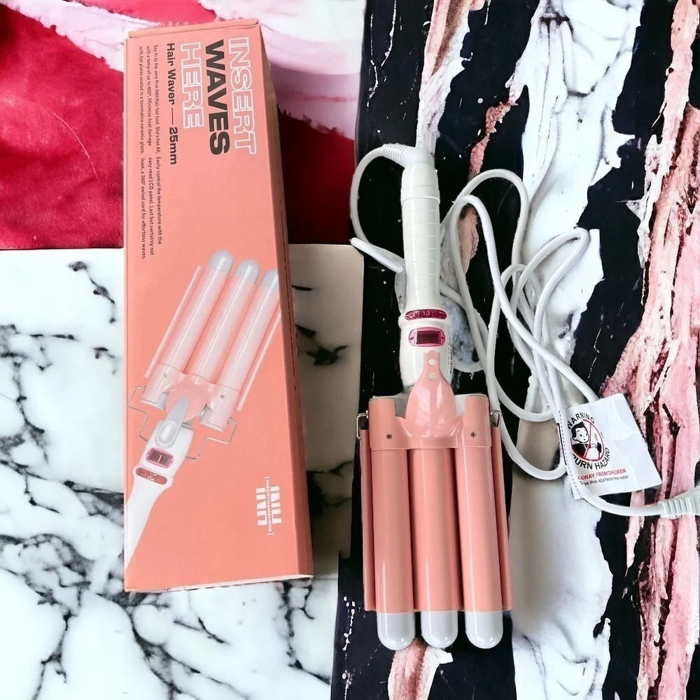 INH Insert Waves Here Deep Wave Iron NEW Pink With Box